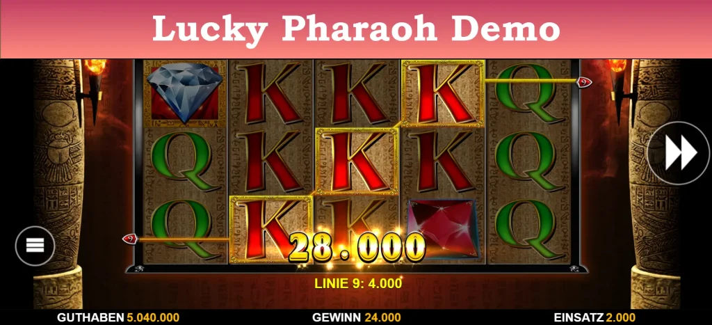 lucky pharaoh demo