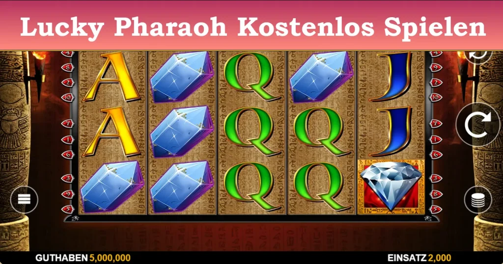 lucky pharaoh kostenlos spielen