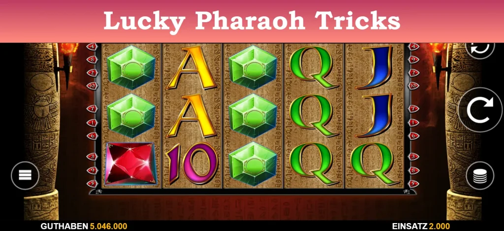 lucky pharaoh tricks